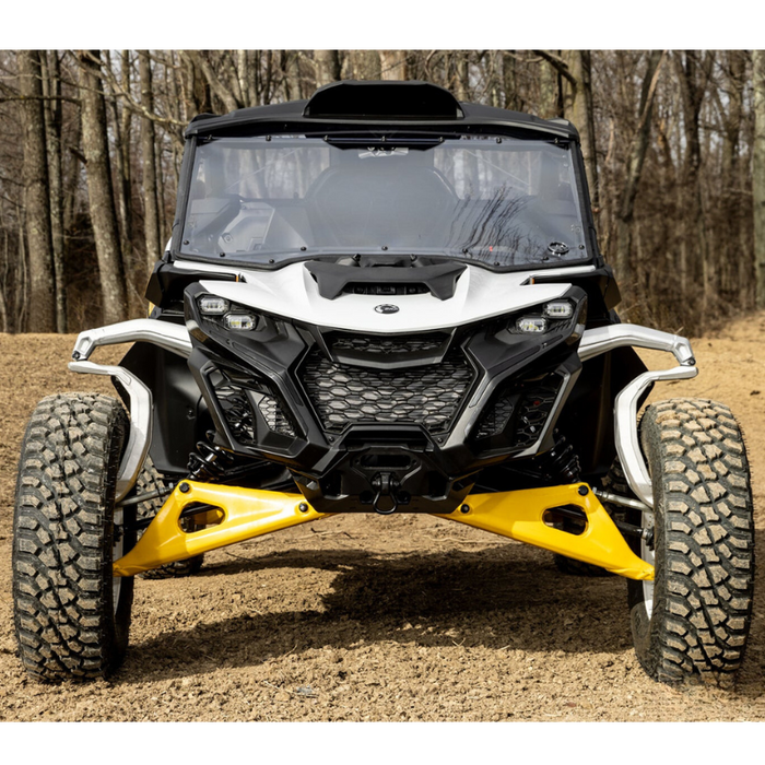 SuperATV Scratch Resistant Full Windshield for Can-Am Maverick R