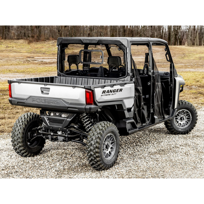 SuperATV Sliding Rear Windshield for Polaris Ranger XD 1500