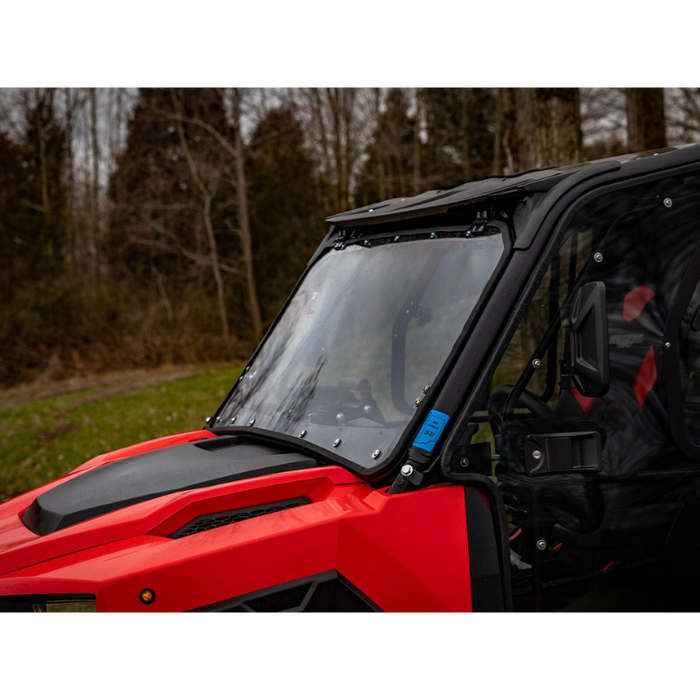 SuperATV Scratch Resistant Flip Windshield for Polaris General XP 1000