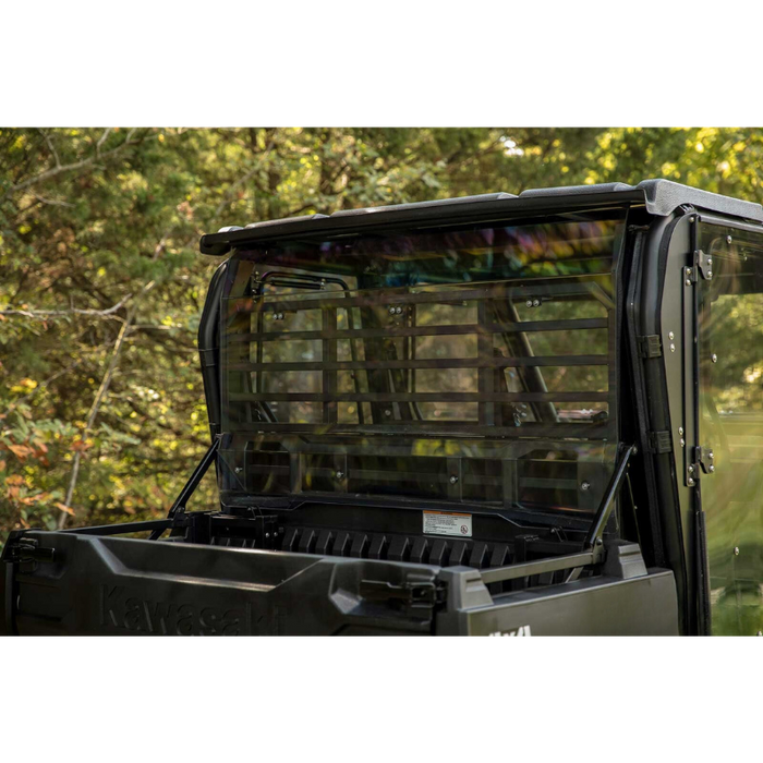 SuperATV Kawasaki Mule Pro Scratch Resistant Tinted Rear Windshield