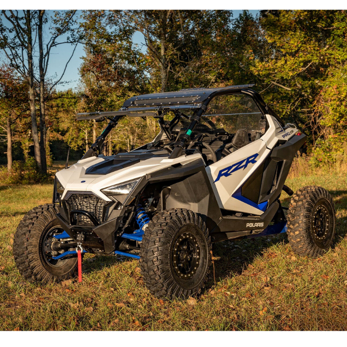 SuperATV Scratch Resistant Flip Windshield for Polaris RZR Pro XP