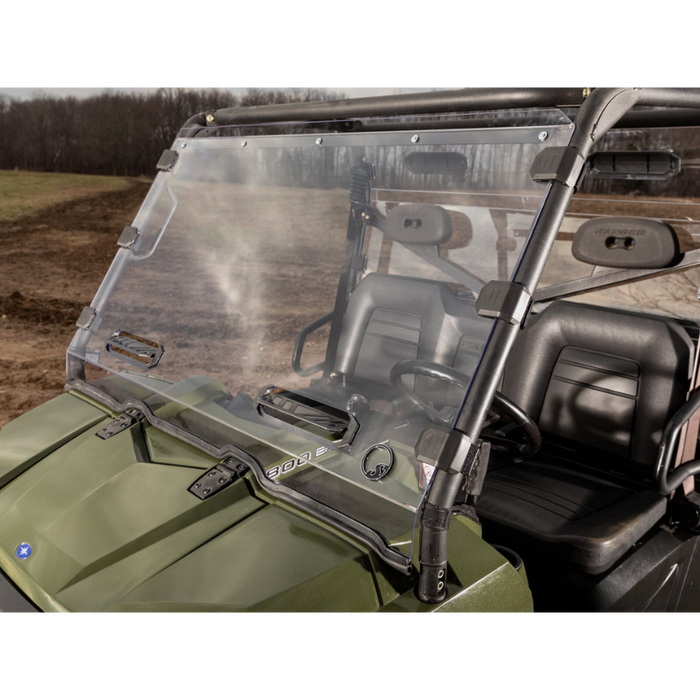 SuperATV Polaris Ranger 800 Scratch Resistant Vented Full Windshield