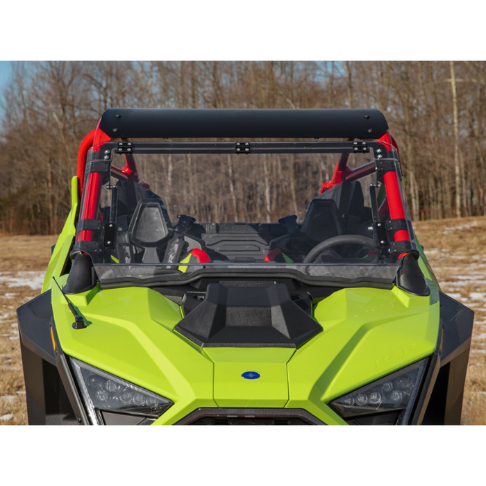 SuperATV Scratch Resistant Flip Windshield for Polaris RZR Pro R