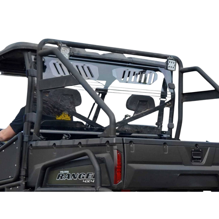 SuperATV Vented Full Rear Windshield for Polaris Ranger 900 Diesel