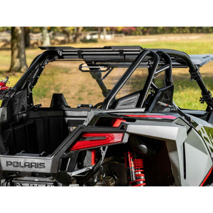 SuperATV Vented Rear Windshield for Polaris RZR Turbo R