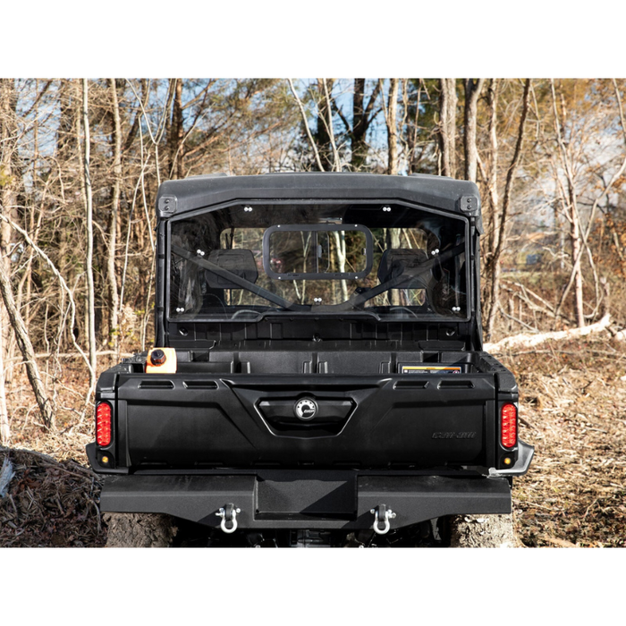 SuperATV Sliding Rear Windshield for Can-Am Defender