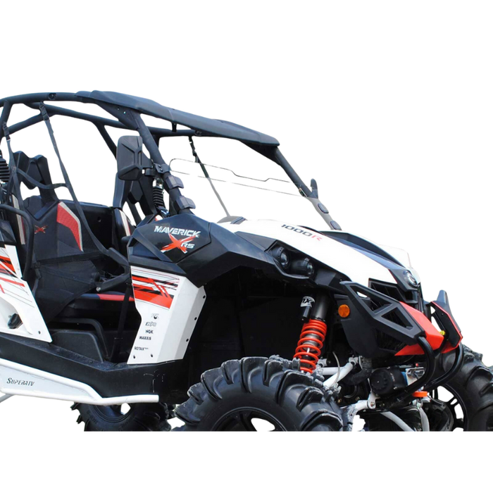 SuperATV Scratch Resistant Half Windshield for Can-Am Maverick