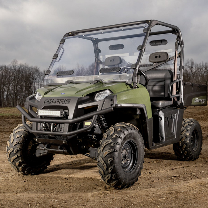 SuperATV Polaris Ranger 900 Diesel Scratch Resistant Vented Full Windshield