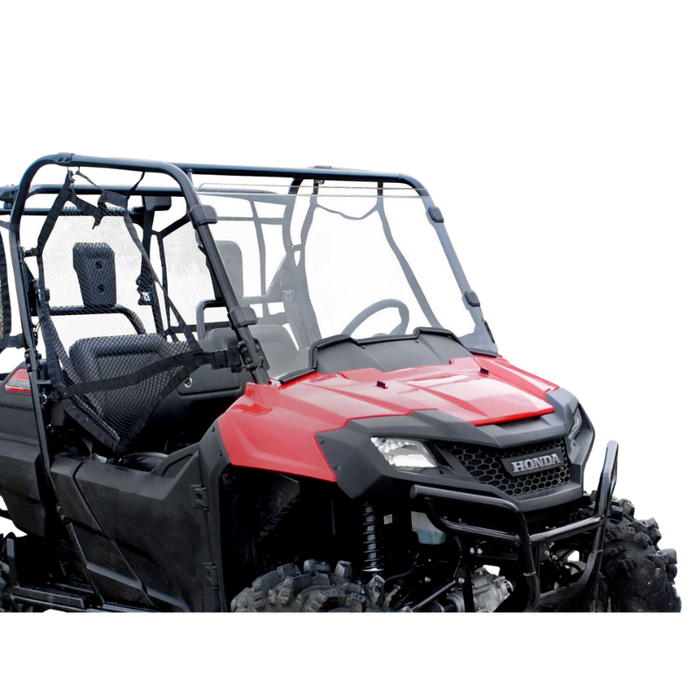 SuperATV Scratch Resistant Full Windshield for Honda Pioneer 700