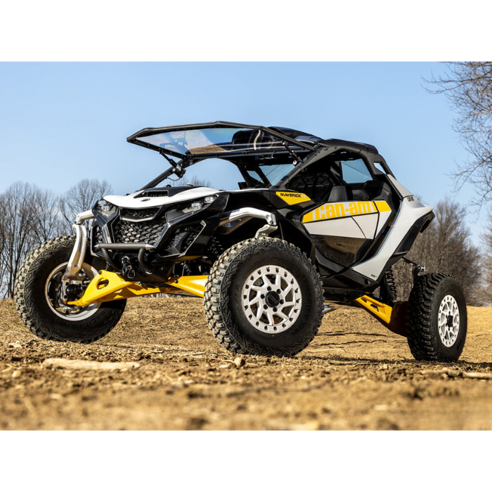 SuperATV MaxDrive Power Flip Windshield for Can-Am Maverick R