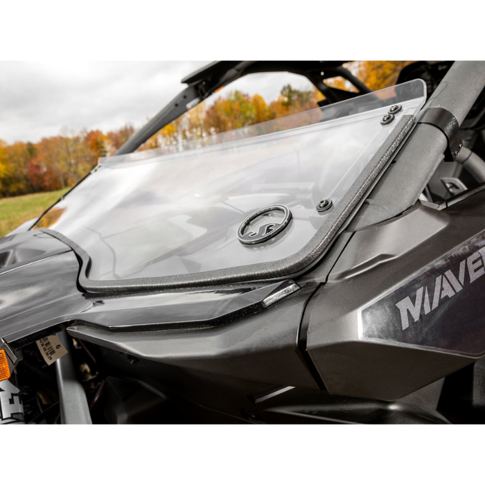 SuperATV Half Windshield for Can-Am Maverick R