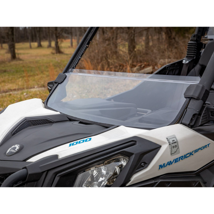 SuperATV Half Windshield for Can-Am Maverick Sport