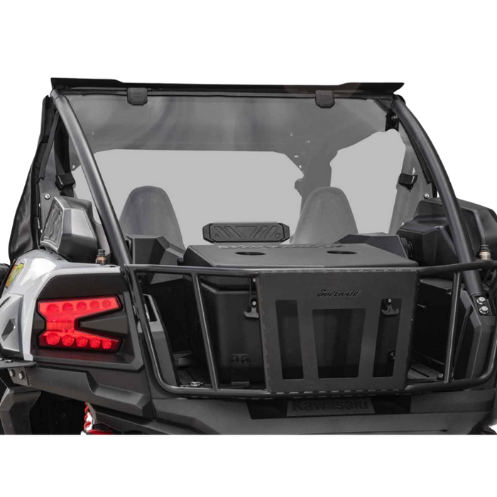 SuperATV Rear Vented Windshield for Kawasaki KRX