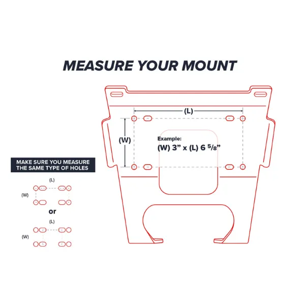 SuperATV Winch Mounting Plate for Maverick Sport