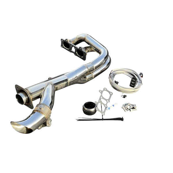 RPM SxS Polaris General 1000 2.5" E-valve Captain's Choice Side Dump Exhaust