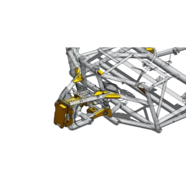 CT Race Worx Chromoly Race Gusset Kit for Maverick X3