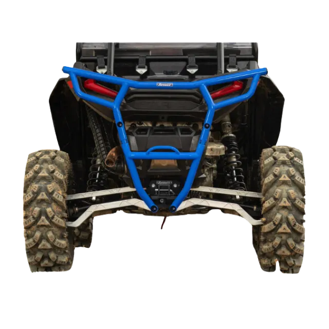 SuperATV Rear Bumper with Receiver Hitch for Polaris RZR XP Turbo