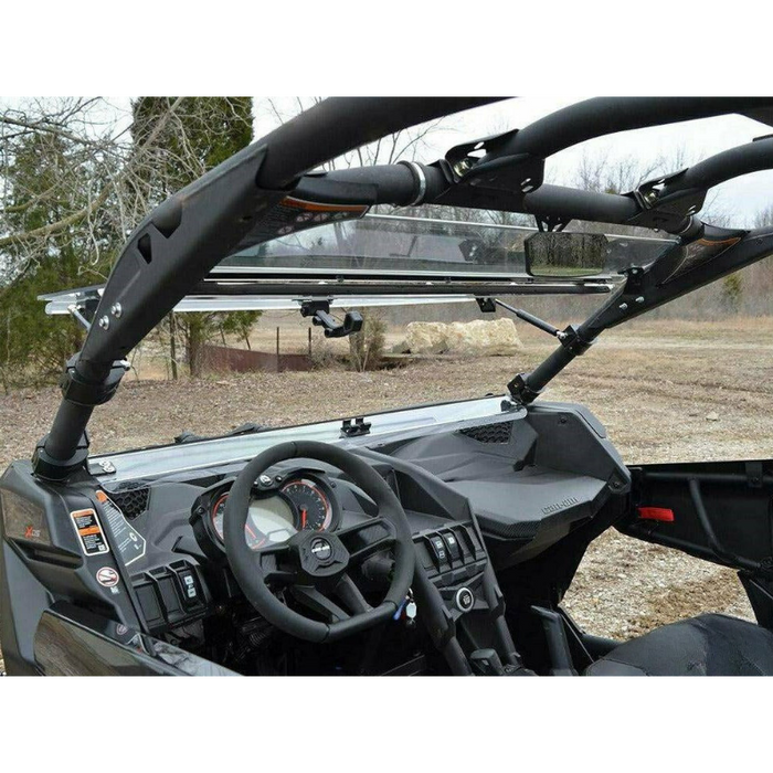 SuperATV Flip Windshield for Can-Am X3