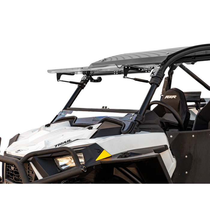 SuperATV Polaris RZR Trail 900 Scratch Resistant Flip Windshield