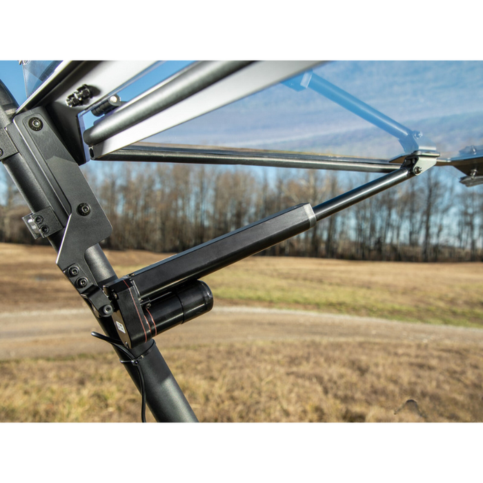 SuperATV MaxDrive Power Flip Windshield for Kawasaki Mule Pro