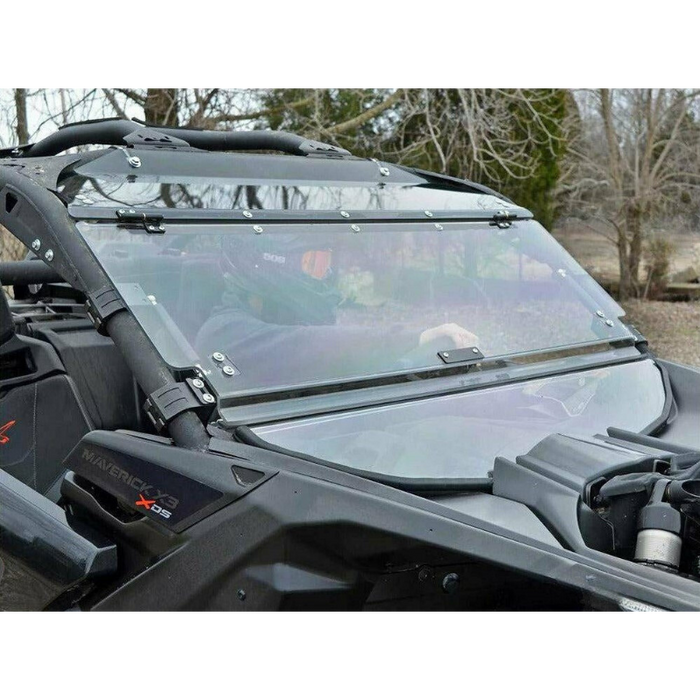 SuperATV Flip Windshield for Can-Am X3