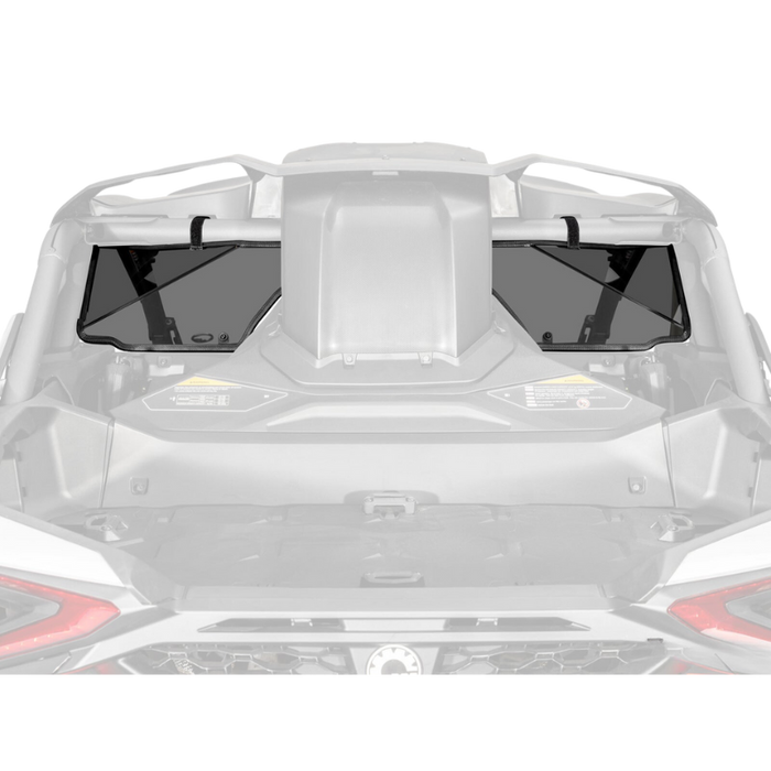 SuperATV Scratch Resistant Rear Windshield for Can-Am Maverick R