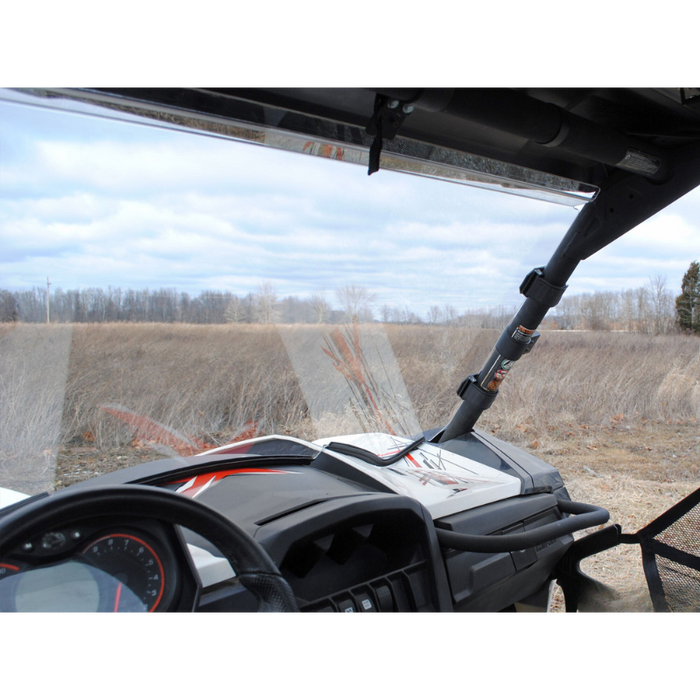 SuperATV Scratch Resistant Full Windshield for Can-Am Maverick