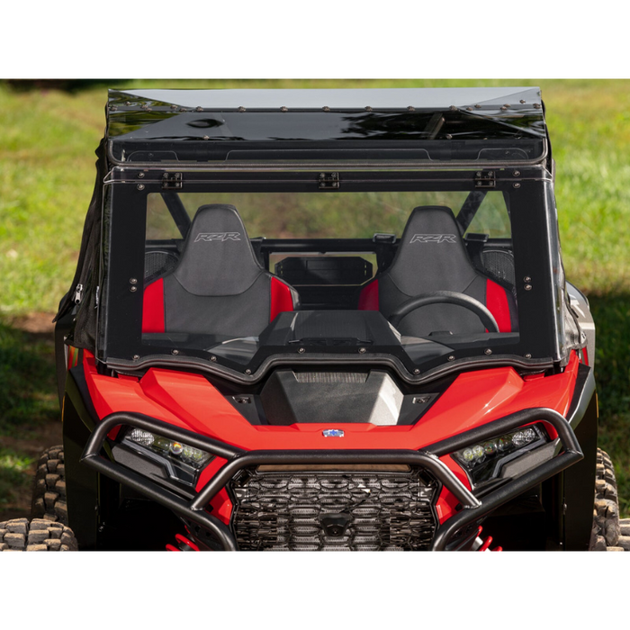 SuperATV Polaris RZR XP MaxDrive Power Flip Windshield