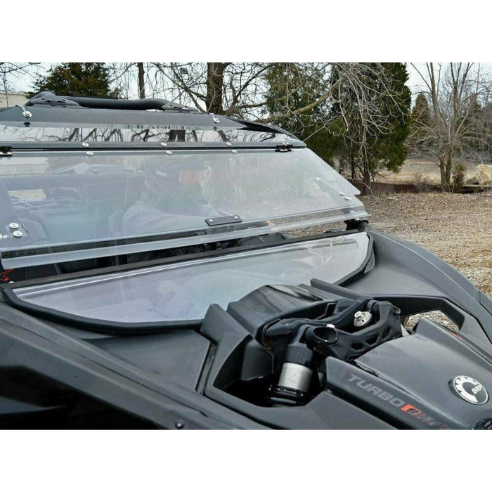 SuperATV Flip Windshield for Can-Am X3