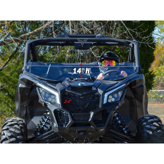 SuperATV Half Windshield for Can-Am Maverick X3