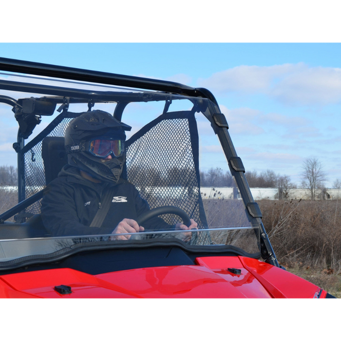 SuperATV Scratch Resistant Full Windshield for Honda Pioneer 1000