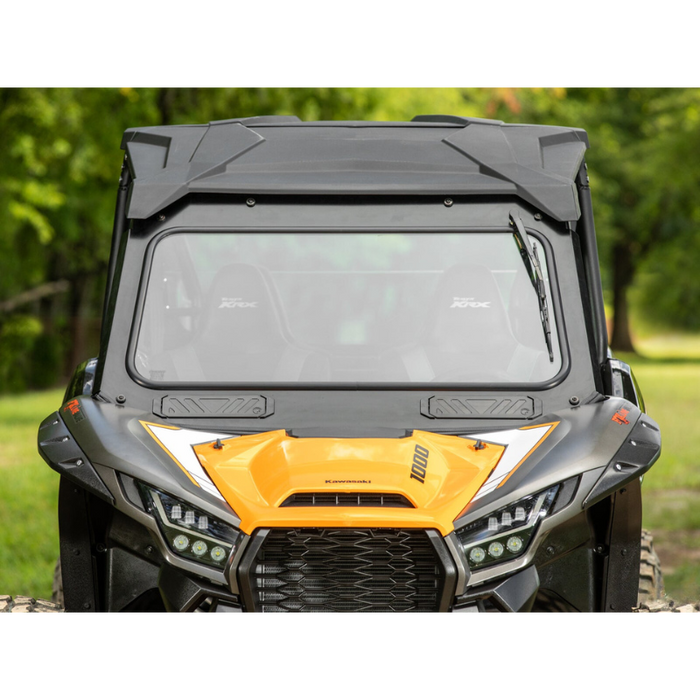 SuperATV Glass Windshield for Kawasaki KRX