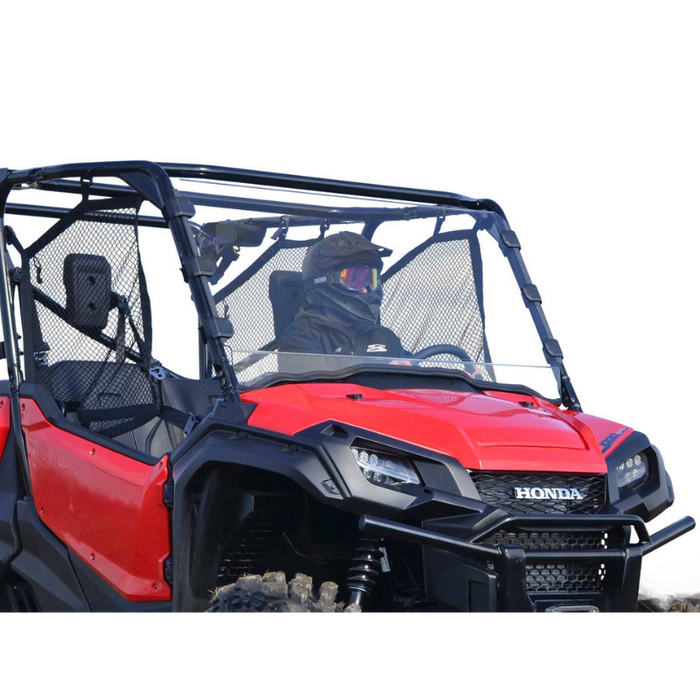 SuperATV Scratch Resistant Full Windshield for Honda Pioneer 1000