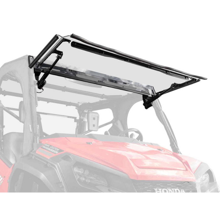 SuperATV MaxDrive Power Flip Windshield for Honda Pioneer 1000