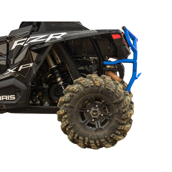 SuperATV Rear Bumper with Receiver Hitch for Polaris RZR XP Turbo S