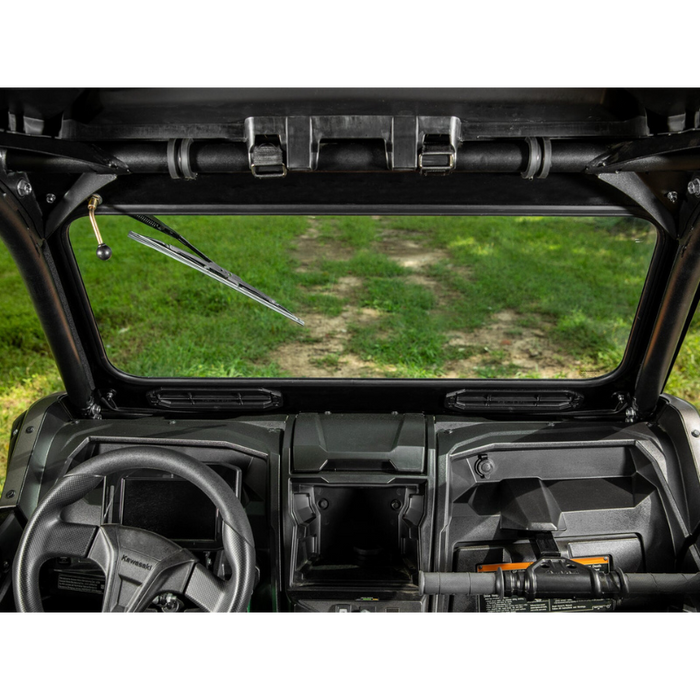 SuperATV Glass Windshield for Kawasaki KRX