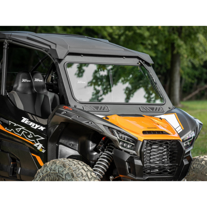 SuperATV Glass Windshield for Kawasaki KRX