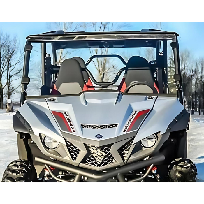 SuperATV Scratch Resistant Full Windshield for Yamaha Wolverine X2