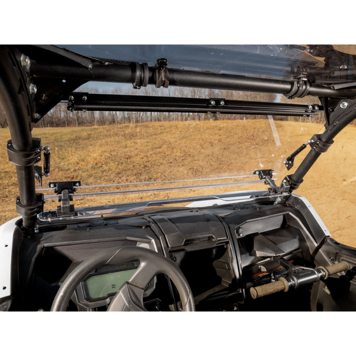 SuperATV Flip Windshield for Kawasaki KRX