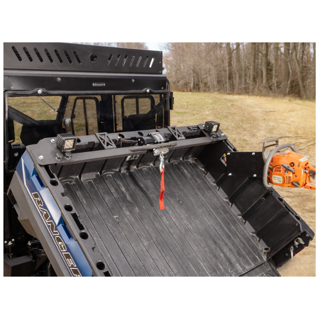 SuperATV Bed Winch for Polaris Ranger XP 1000