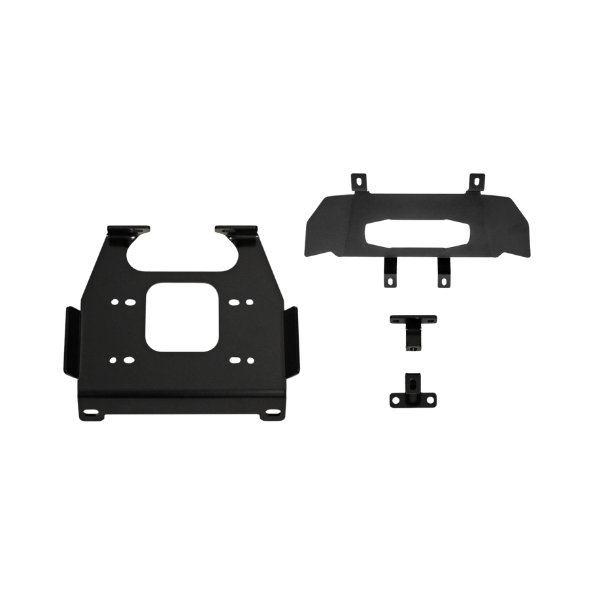 SuperATV Winch Mounting Plate for Polaris RZR Trail 900