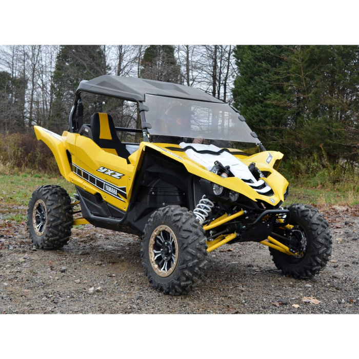 SuperATV Scratch Resistant Full Windshield for Yamaha YXZ