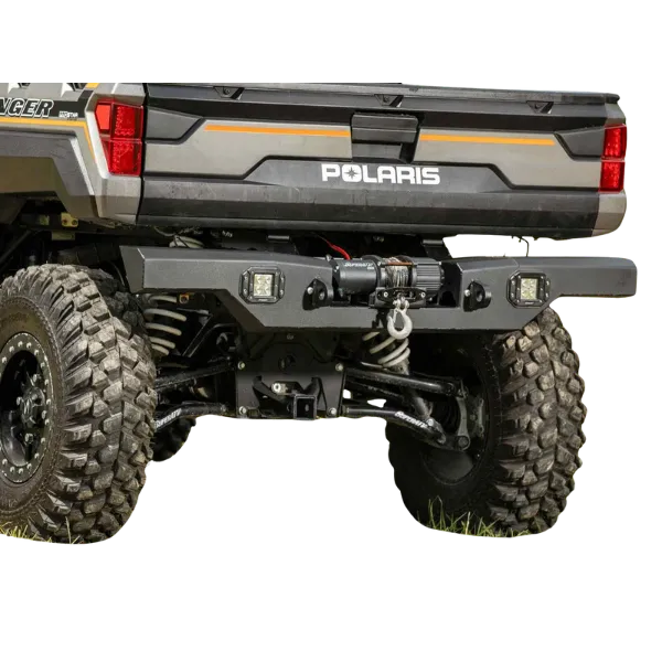 SuperATV Winch-Ready Rear Bumper for Polaris Ranger XP Kinetic