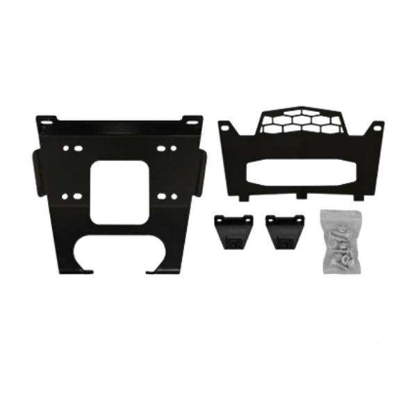 SuperATV Winch Mounting Plate for Polaris RZR 900