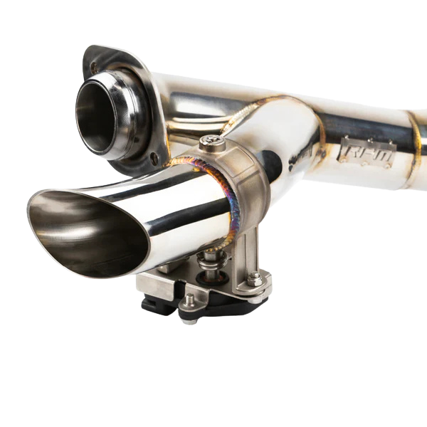 RPM SxS Polaris General 1000 2.5" E-valve Captain's Choice Side Dump Exhaust