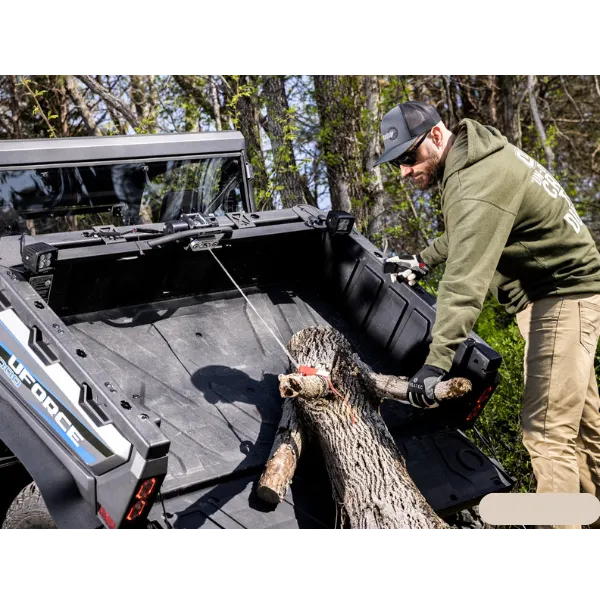 SuperATV Bed Winch for CFMOTO UForce 1000