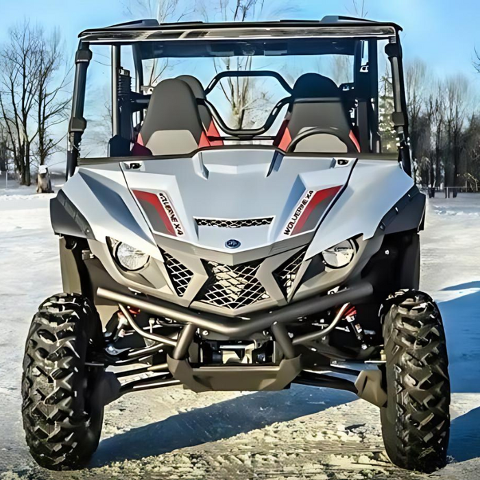 SuperATV Yamaha Wolverine X4 Scratch Resistant Full Windshield