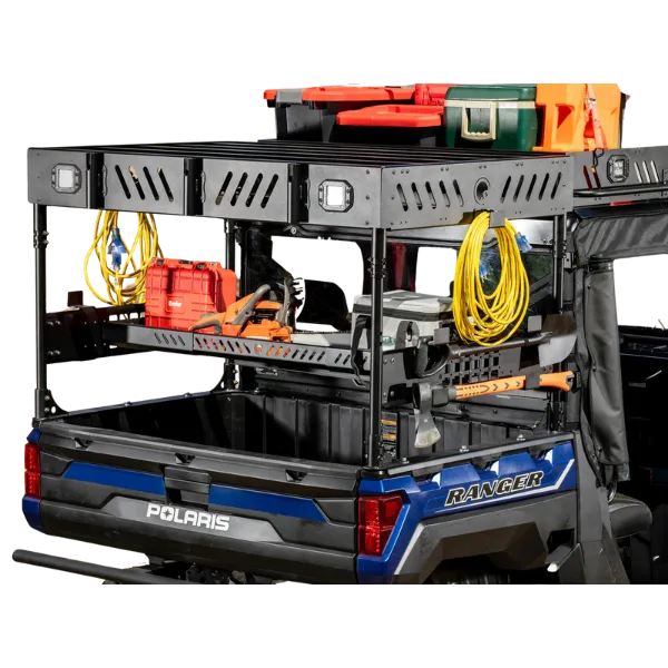 SuperATV Outfitter Bed Rack for Ranger XP 900