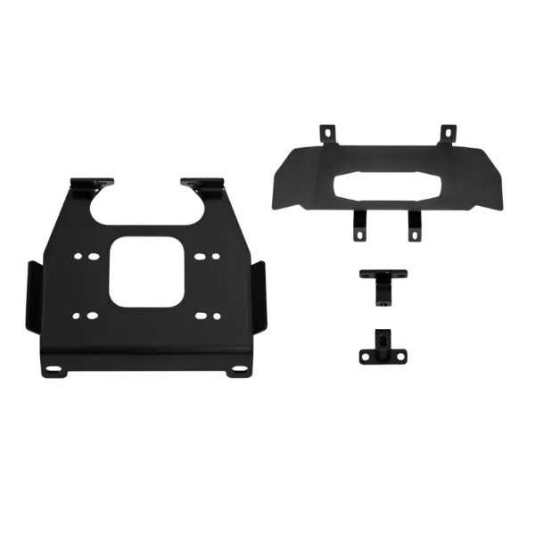 SuperATV Winch Mounting Plate for Polaris RZR XP 1000