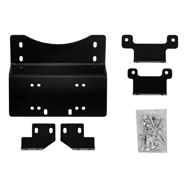 SuperATV Winch Mounting Plate for Honda Pioneer 700